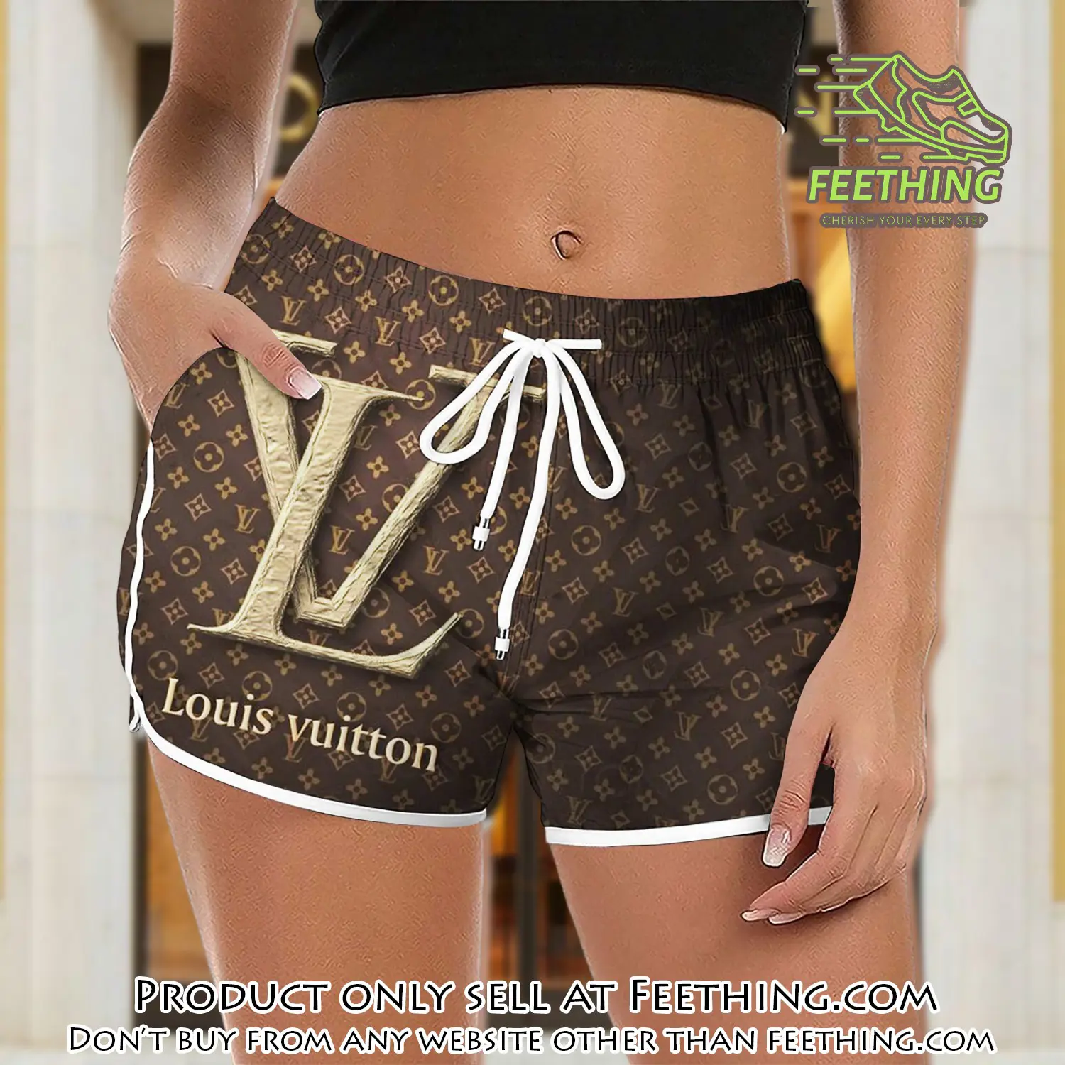 Limited edition lv women shorts lady beach shorts wms1030 ft5931105